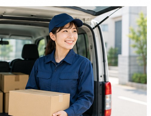 荷物積み込み作業